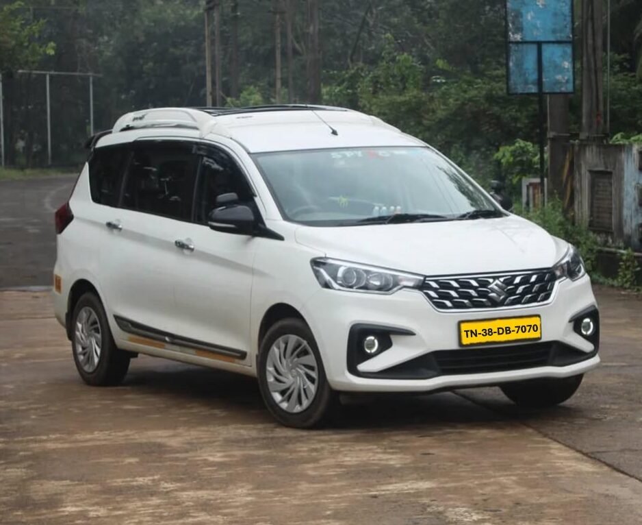 Ertiga car on rent